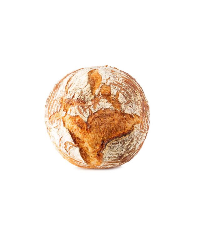 Rustic artisan bread loaf