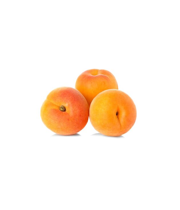 Golden ripe apricots